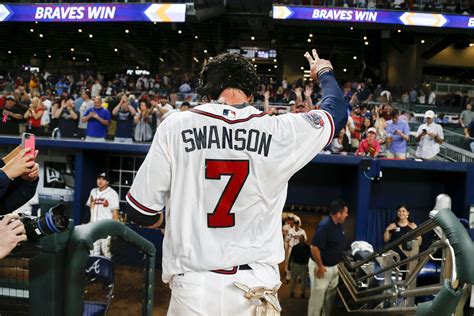 Dansby swanson wallpaper - Behind Swanson, Atlanta has vaulted up the N.L. standings. The biggest area of improvement: a power surge led by Swanson. From April 7 to May 31, Atlanta had averaged 4.1 runs per game and had ...